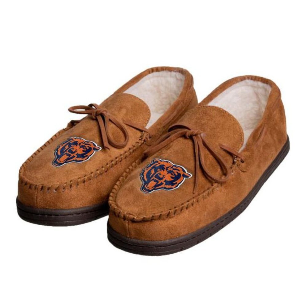 Chicago Bears NFL Men's Moccasin Slipper